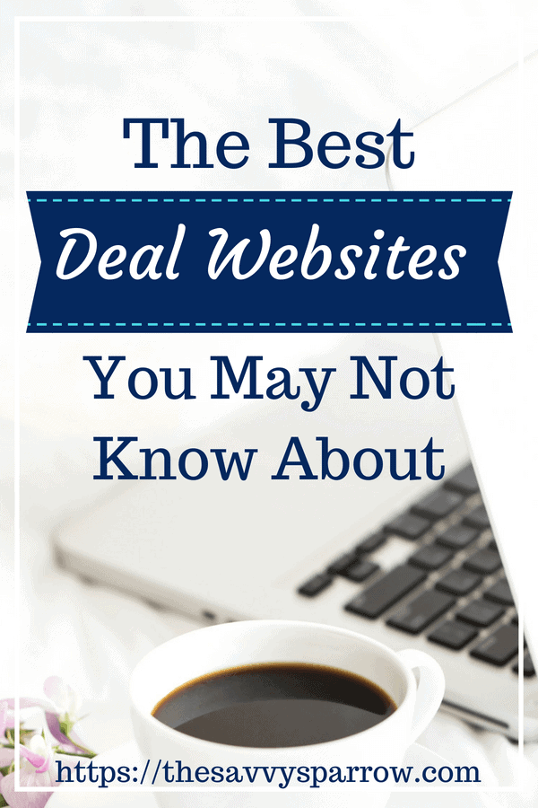 Click here for a list of the best deal websites for saving money!