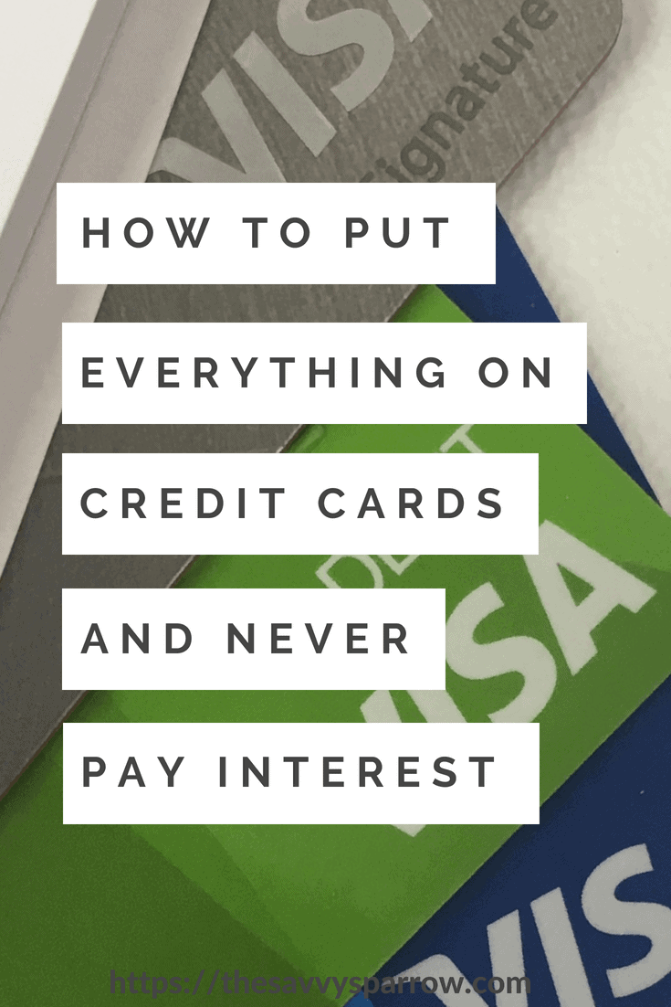 The Simple Tip I use to never pay credit card interest!