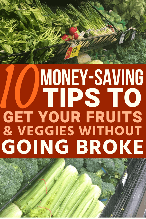 Save money on produce with these clean eating tips for people on a budget!