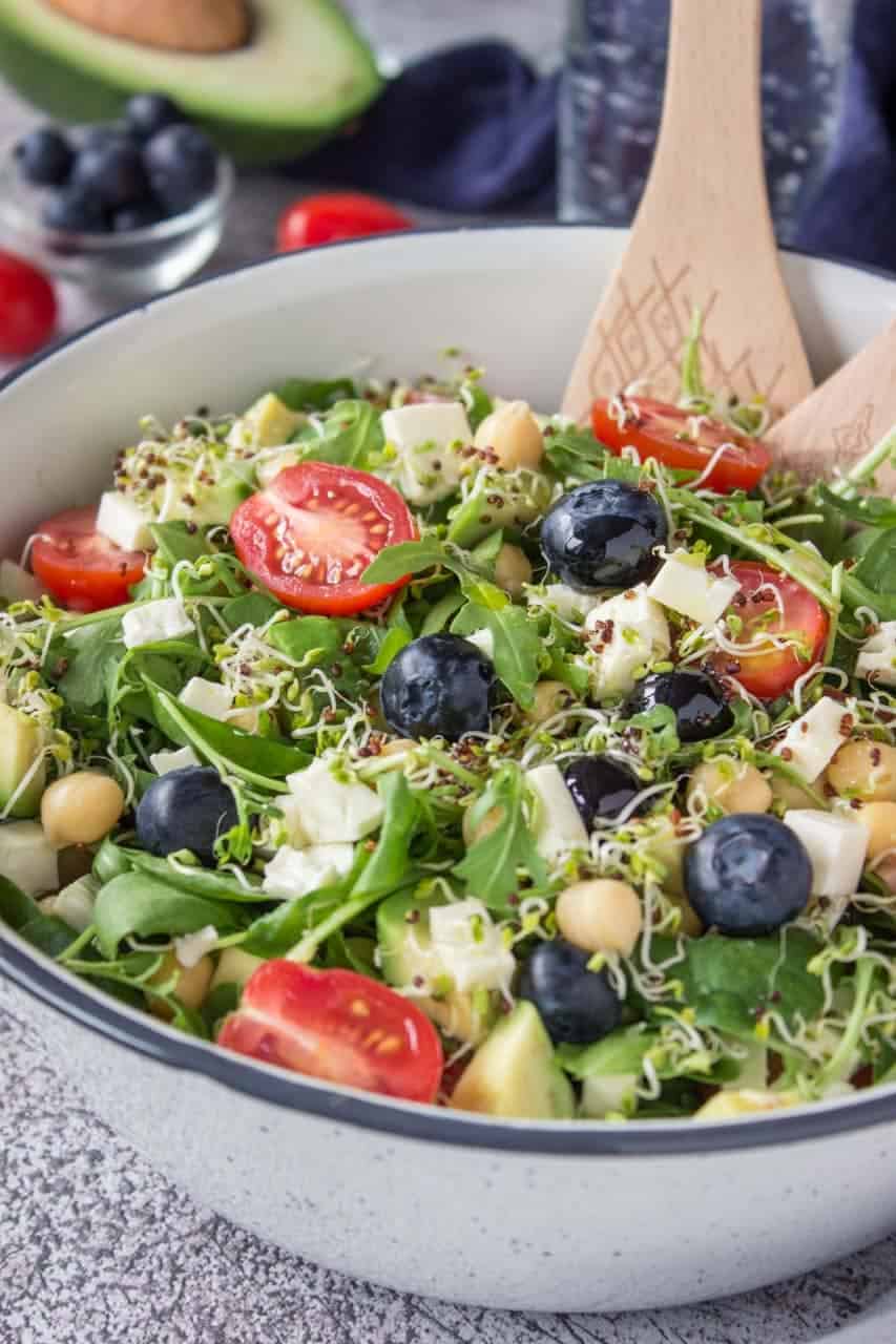 Delicious Blueberry Feta Salad