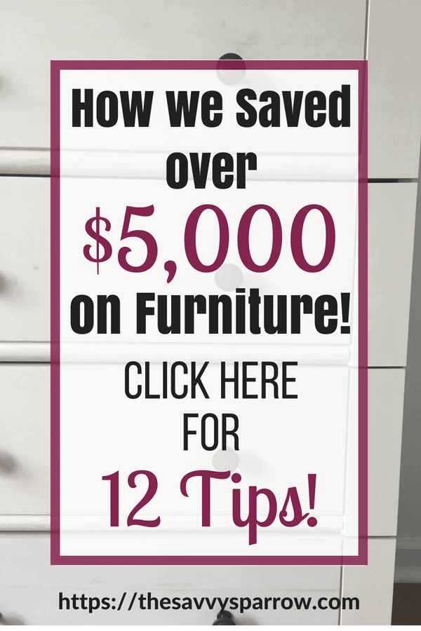 12 Tips to save money on furniture