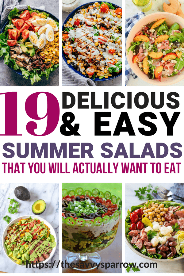 The best healthy salad recipes to make for easy summer dinners!