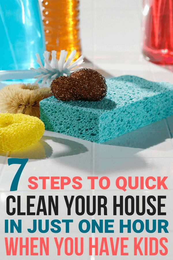 The Best Cleaning Tips for Moms to Clean House in One Hour
