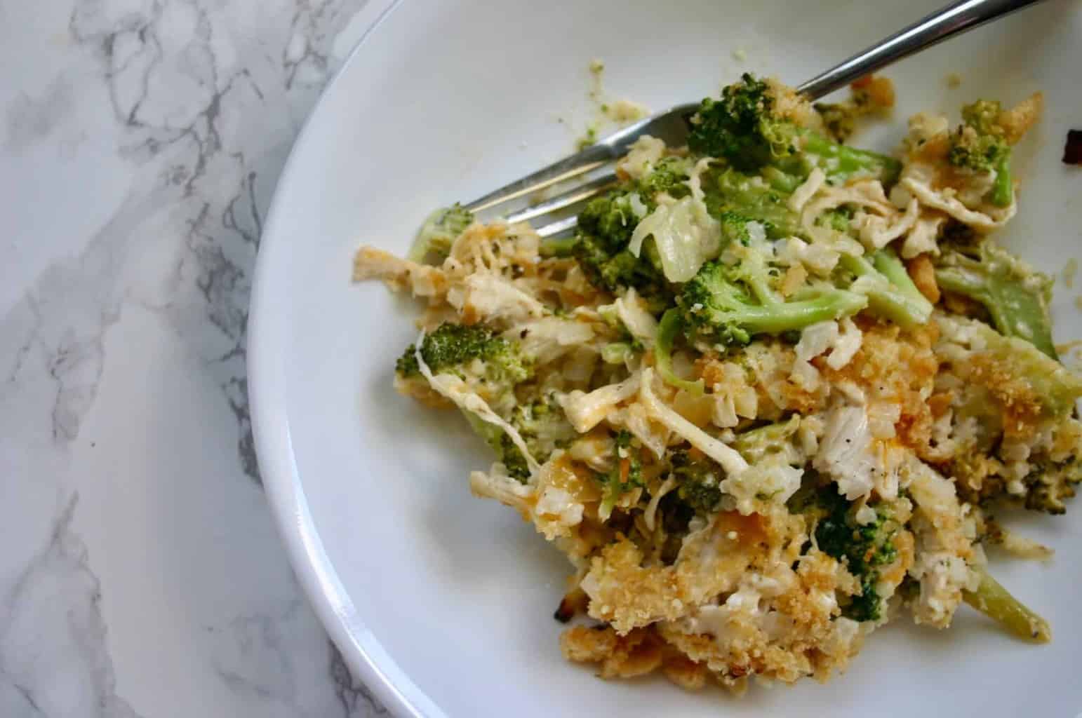 Need low carb dinner ideas? Add this low carb chicken broccoli casserole to your list of healthy dinner recipes!