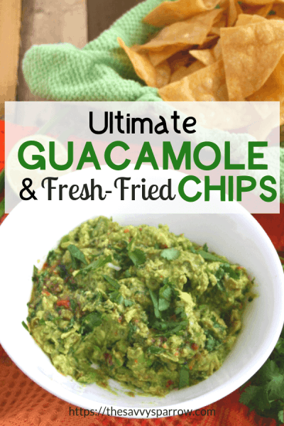 Easy Guacamole Recipe - Plus how to make your own chips!