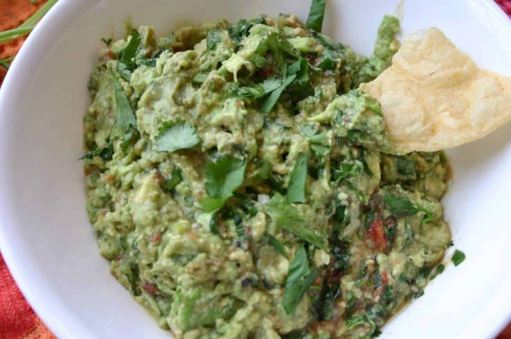 Best Homemade guacamole to feed a crowd!