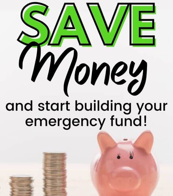 piggy bank with text 60 ways to save money