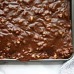 Mama's Blue Ribbon Chocolate Sheet Cake