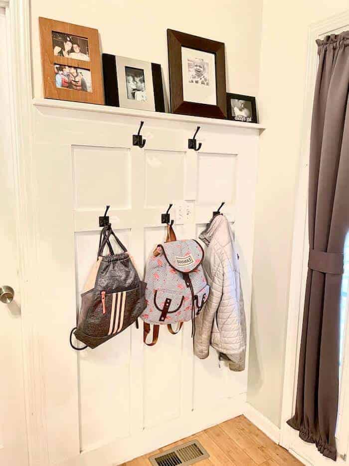 DIY mudroom