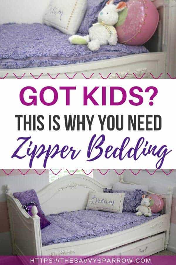 Zipper bedding - A Beddy's review of kids zip up bedding