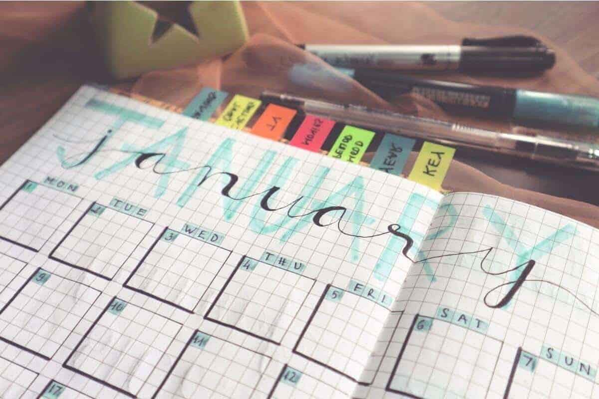 Things to keep track of in your planner