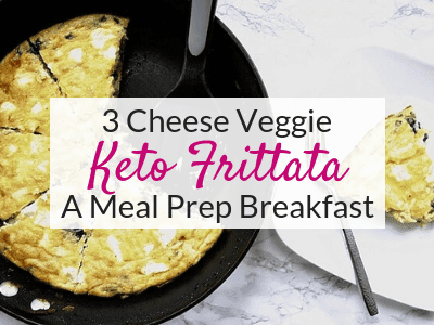 Keto Cheese Veggie Frittata – An Easy Meal Prep Breakfast!