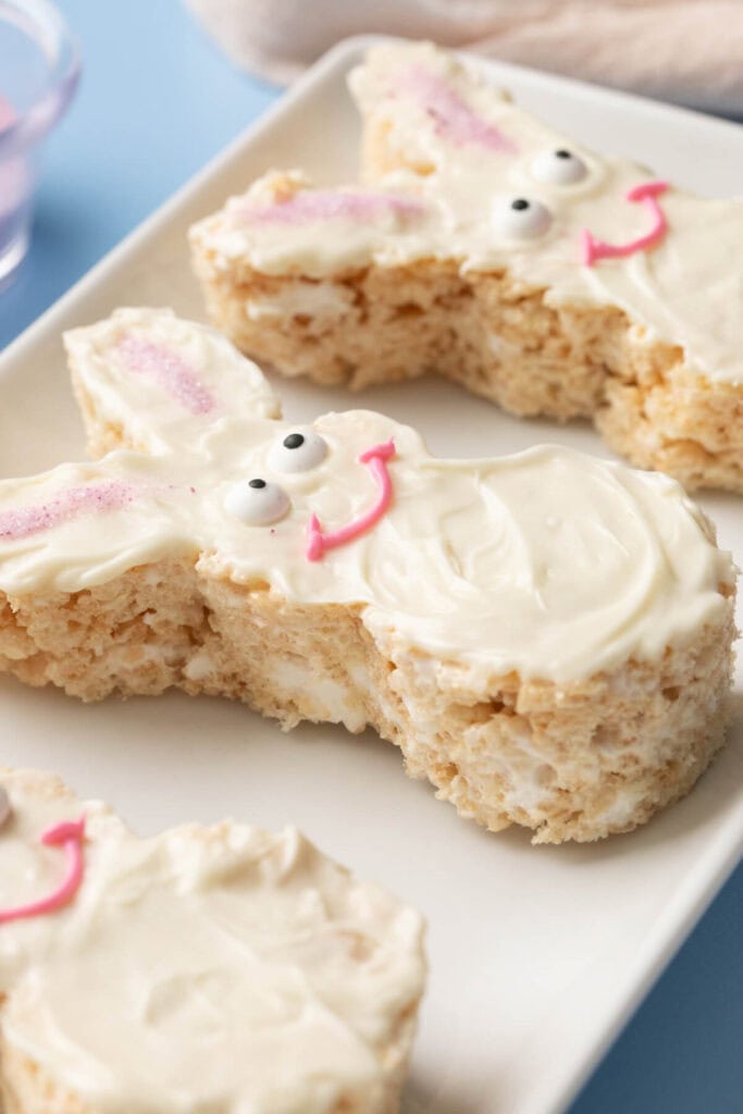 Easter bunny rice krispies treats