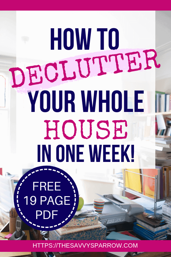 How To Get Your House Decluttered This Weekend – Change The Code