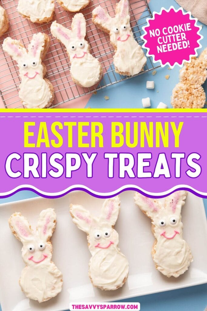 Easter bunny rice crispy treats