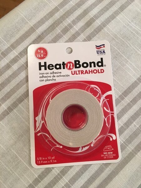 package of heat n bond iron on adhesive