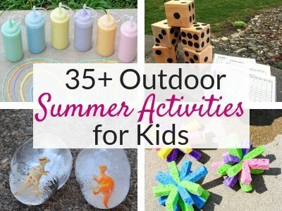 outdoor summer activities for kids - The Savvy Sparrow