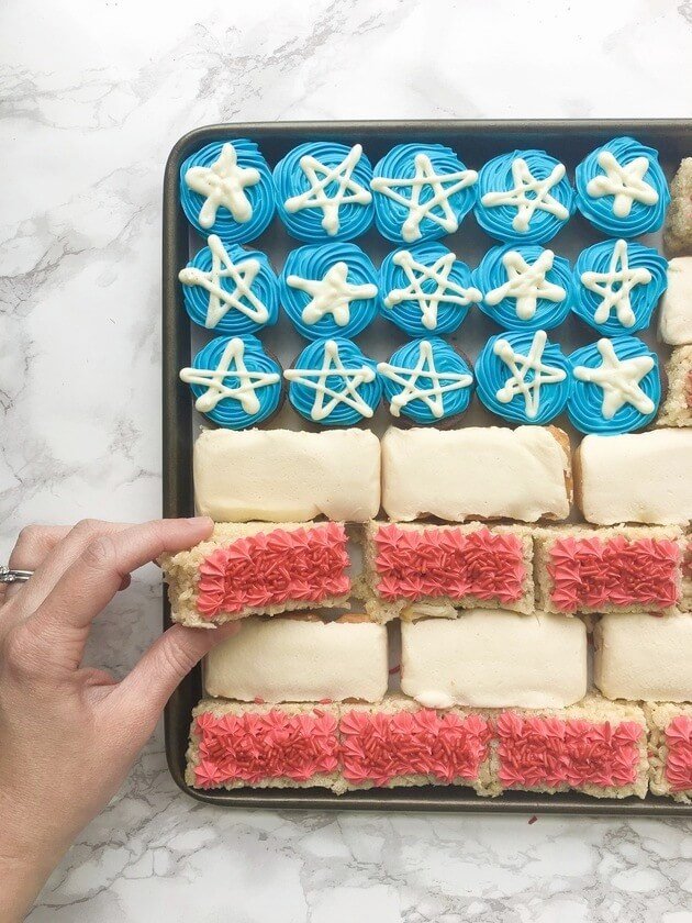 no bake flag desserts