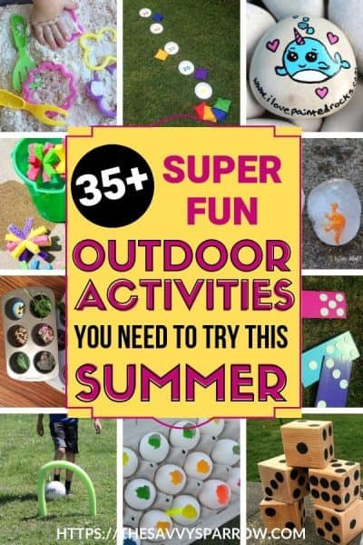 Outdoor Summer Activities for Kids - Easy Outside Play Ideas!