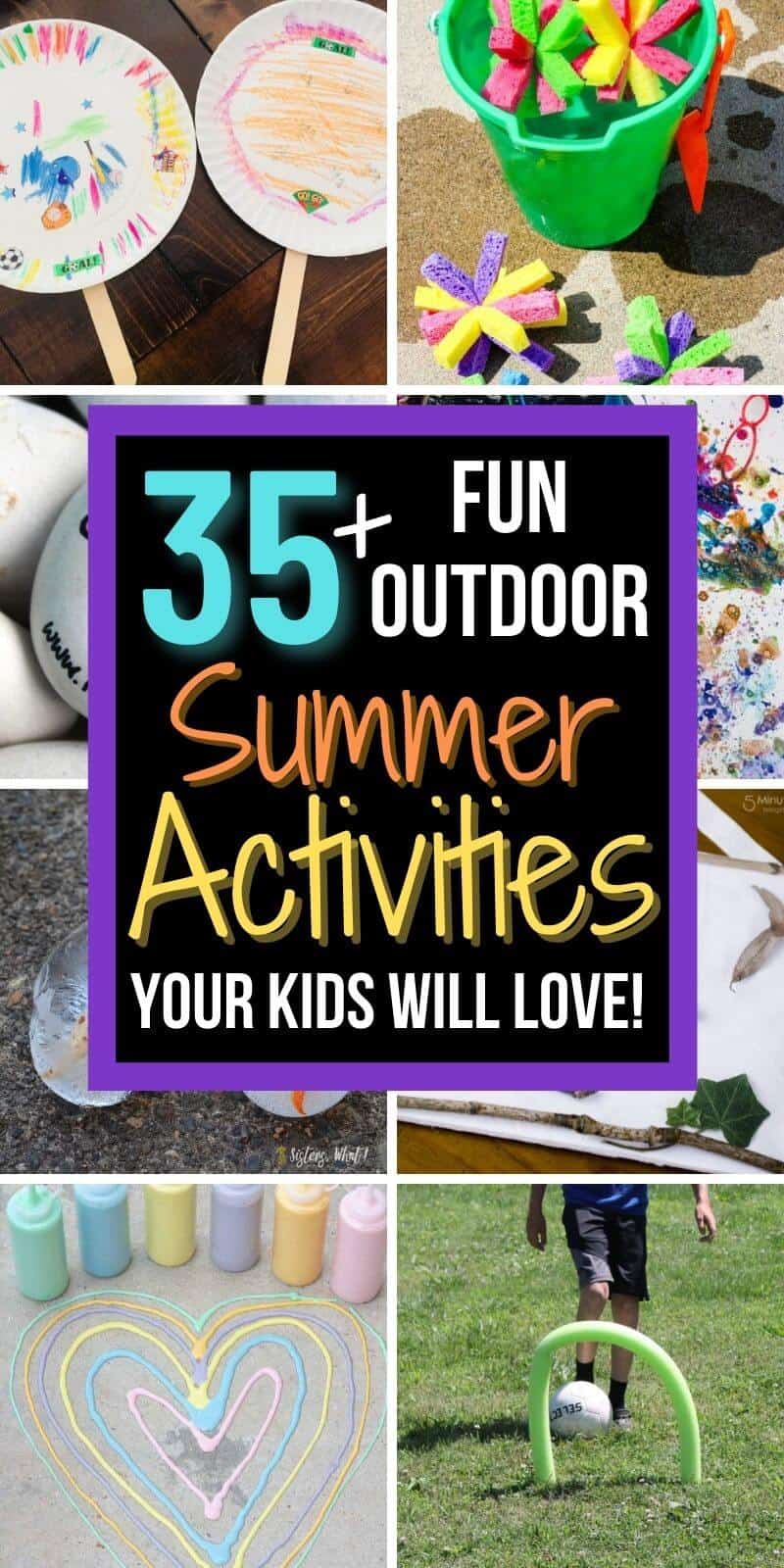 Outdoor Summer Activities for Kids - Easy Outside Play Ideas!