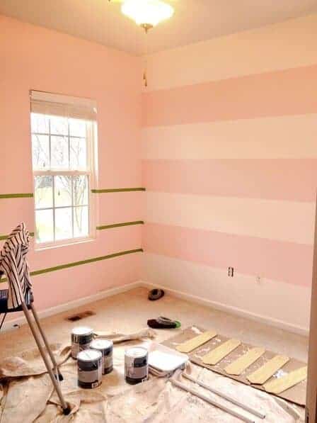 How To Paint Stripes On Walls The Savvy Sparrow