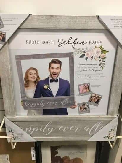 polaroid photo frame prop