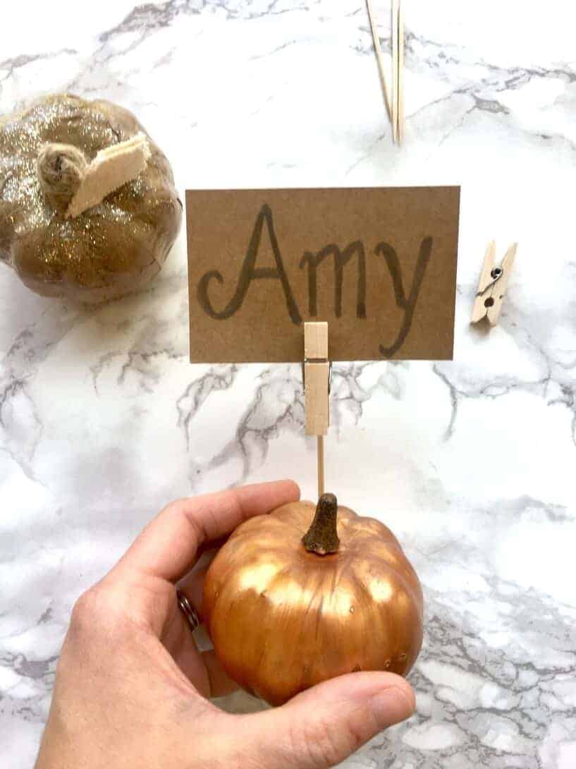 fall place card holders