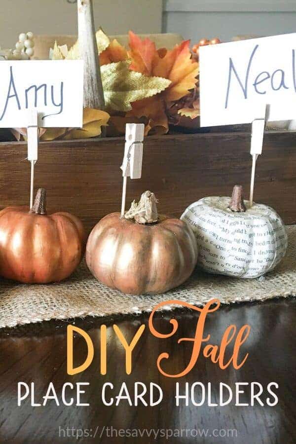 fall place card holders