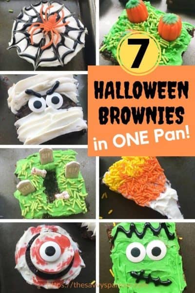 Easy Halloween Brownies: 7 Fun Decorating Ideas! - The Savvy Sparrow