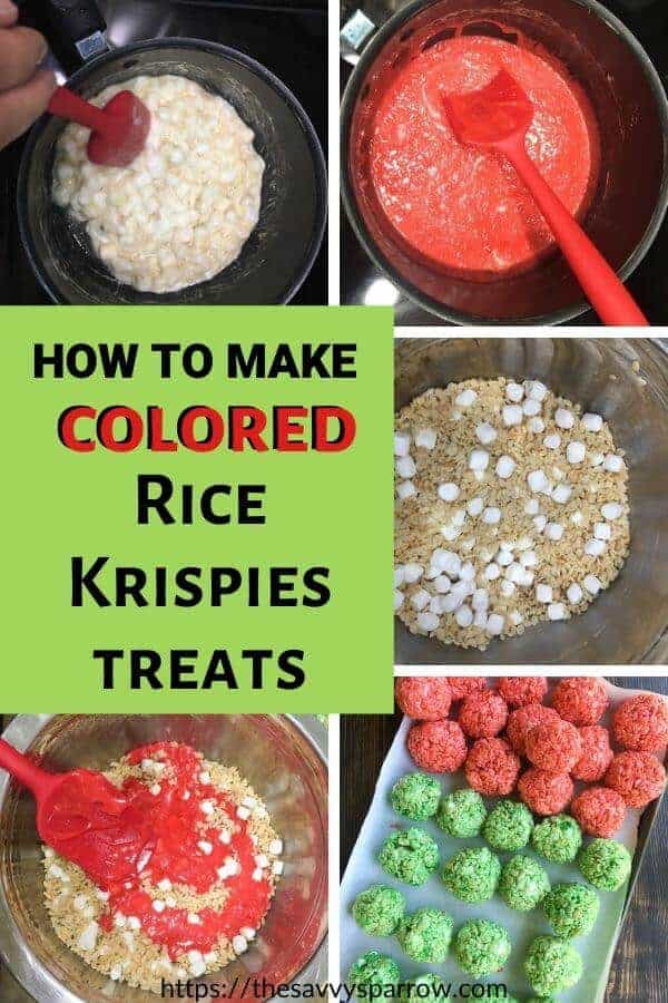 Colored Rice Krispie treats - Dye your own Rice Krispies treats