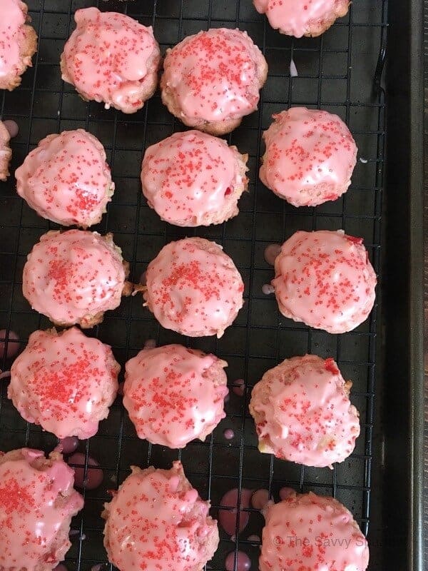 Cherry coconut cookies