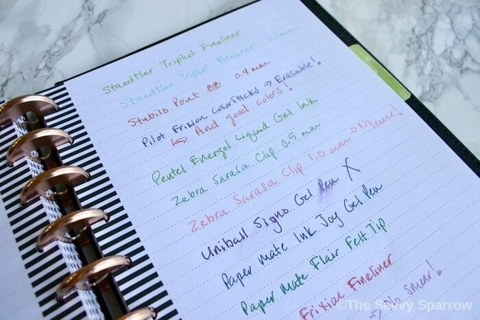 Planner Pens – Planned and Proper