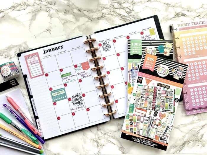 Happy Planner Classic Value Accessory Pack-Rainbow Brights