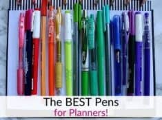 Color Coding Your Planner with Planner Categories - A How To Guide