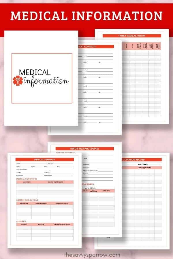 Emergency Binder Printable PDF Template Lupon gov ph