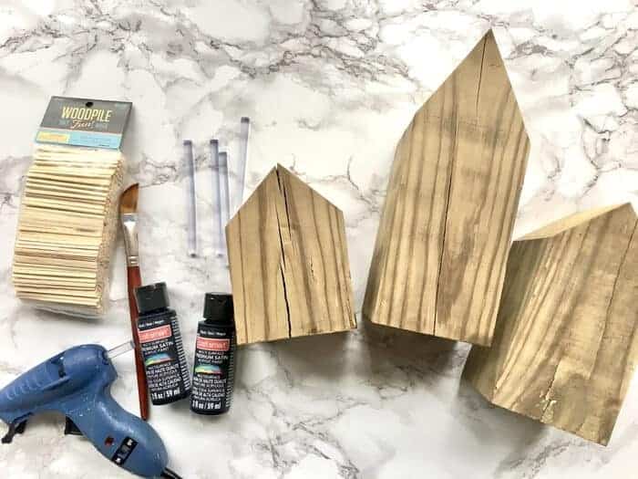 DIY Farmhouse Decor – Full tutorial scrap wood houses