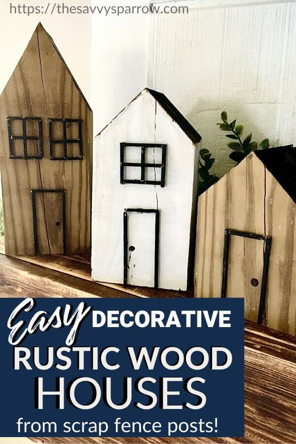 DIY Decorative Wooden Houses - Easy Scrap Wood Projects!