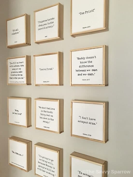 DIY- How to paint personalized quotes onto canvas