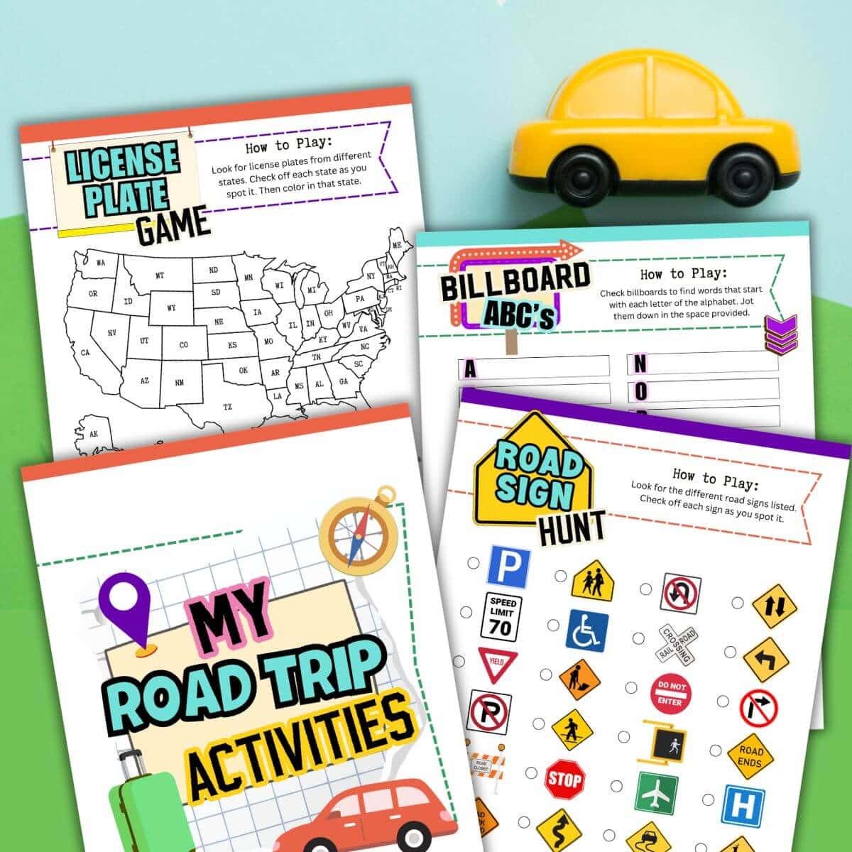 printable road trip games and activities for kids