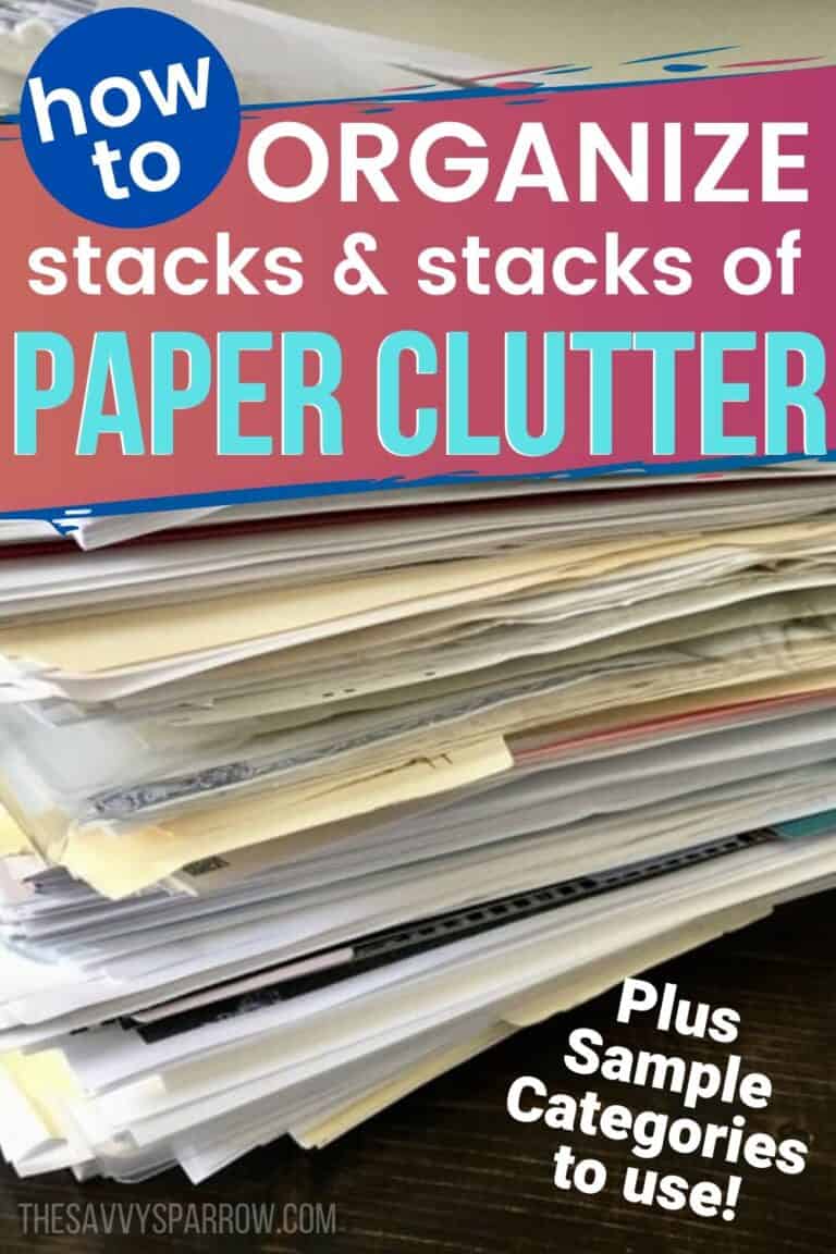 Organize Paperwork: How to Setup a Filing System for Family Papers