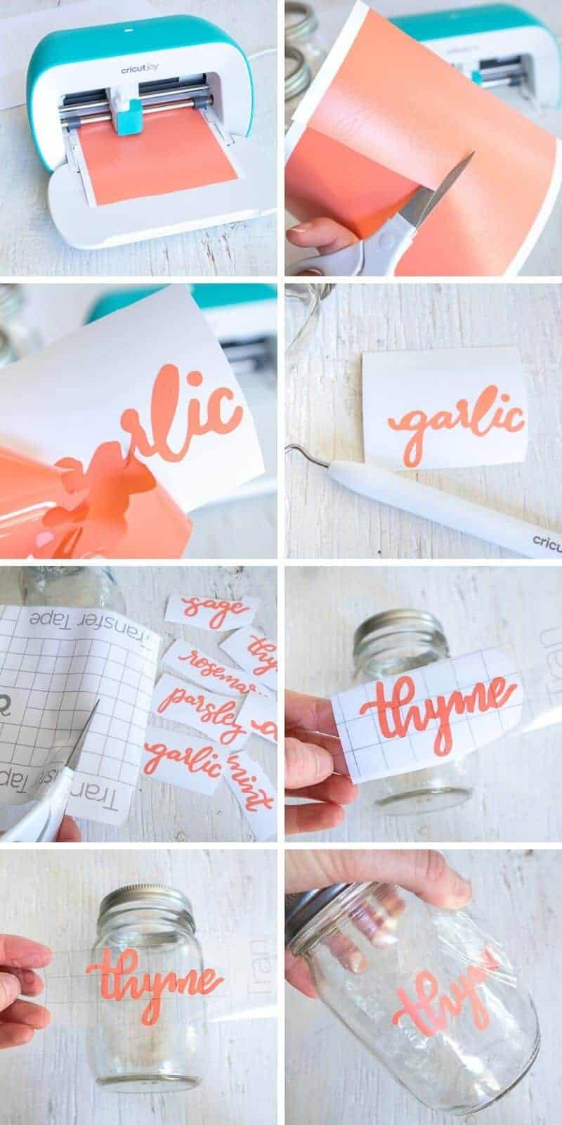 DIY Spice Jar Labels With Cricut Maker - Organized-ish