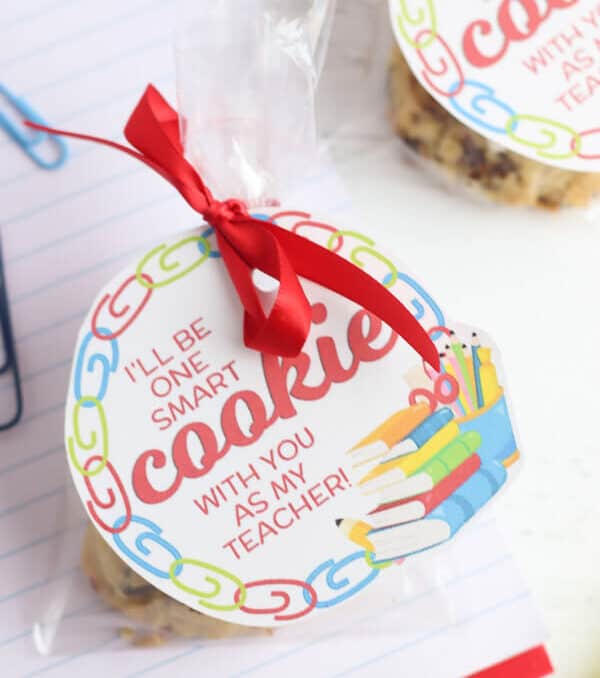 cookie gifts for teachers on a white background