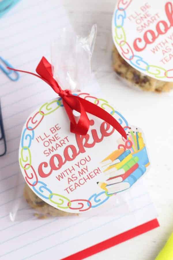 Cookie Baking Supplies Teacher Gift + Printable Tag - Mama Cheaps®