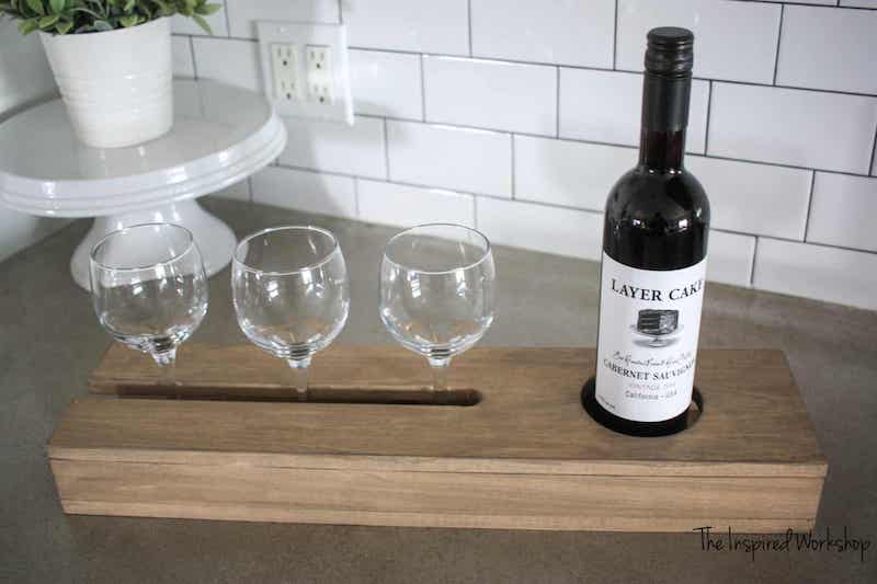 DIY wine caddy