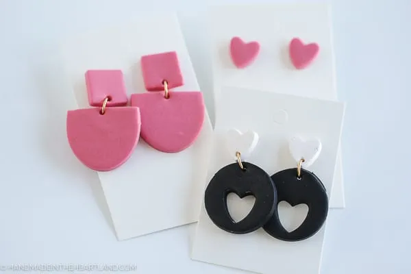 DIY polymer clay earrings