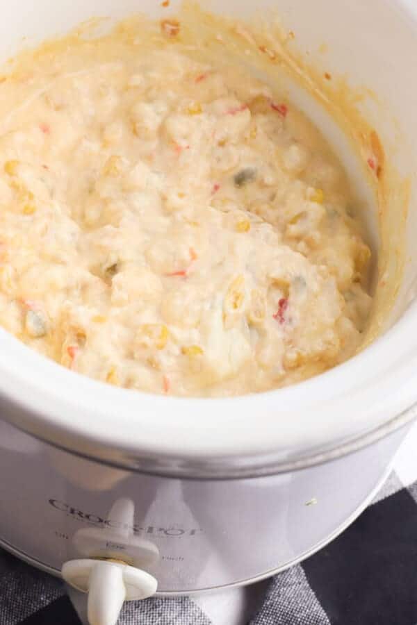 Slow Cooker Mexican Corn Dip Recipe - Sugar, Spice and Family Life