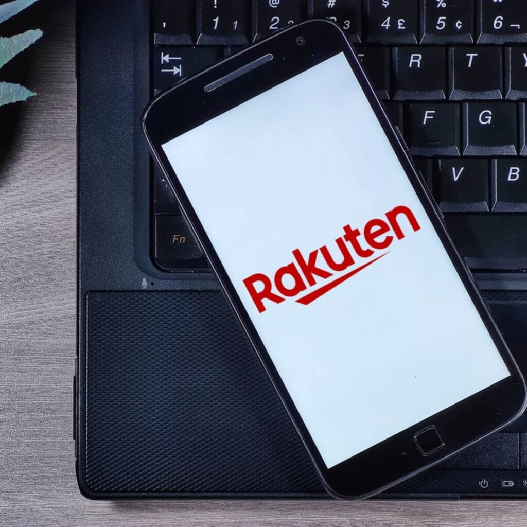 rakuten app on a cell phone