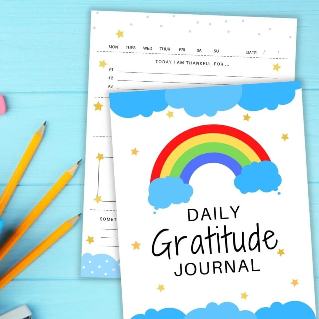 printable gratitude journal for kids