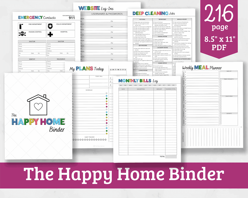 product image for home management binder