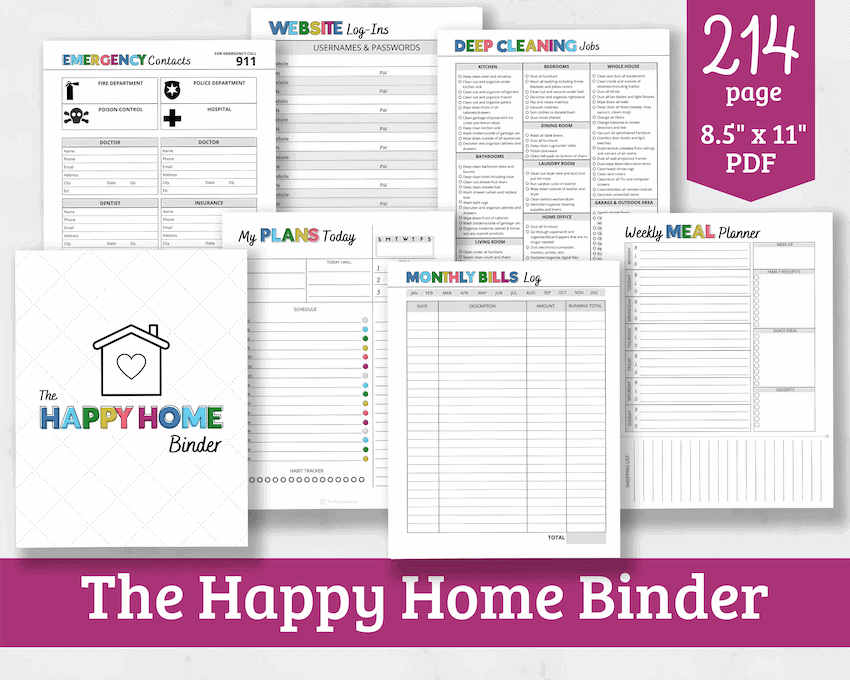 home management binder product photo